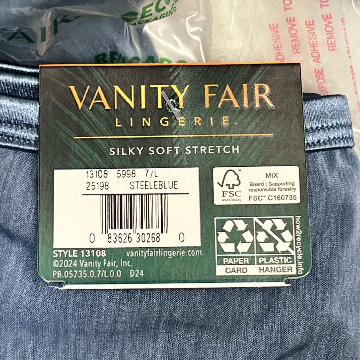 ZA@ VANITIY FAIR Lot Of Assorted Silky Stretch Soft Underwear Women's Variety Sz Red/Blue/Floral