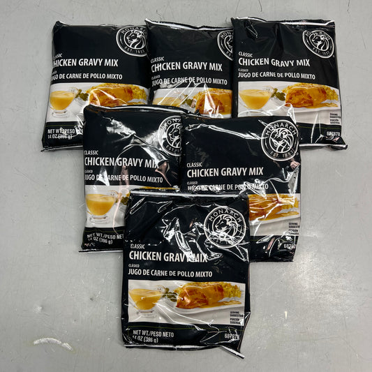 MONARCH (6 PACK) PHO-FREE Shelve Stable Chicken Gravy Mix 14 Oz BB 03/27