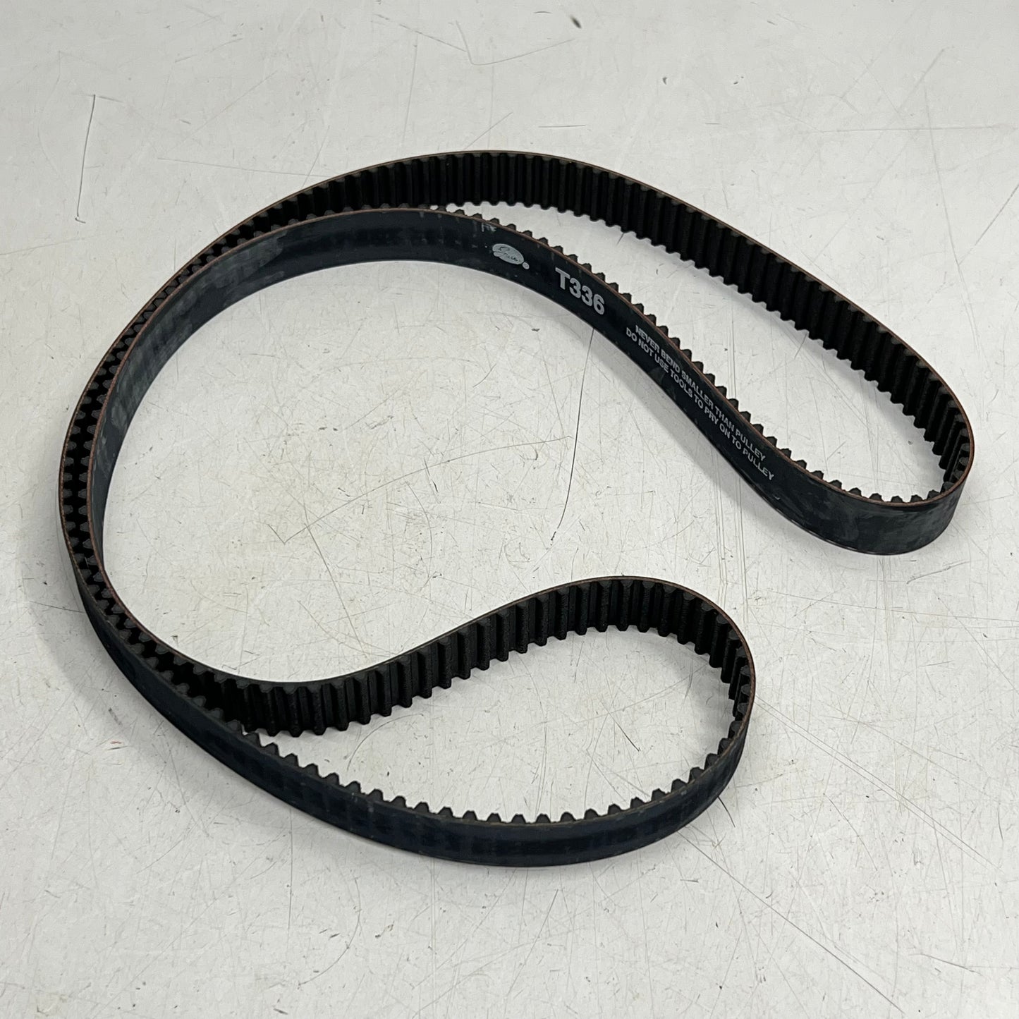 GATES Power Trip Timing Belt For Jeep Vehicles 69.250" L 220 Teeth Black T336