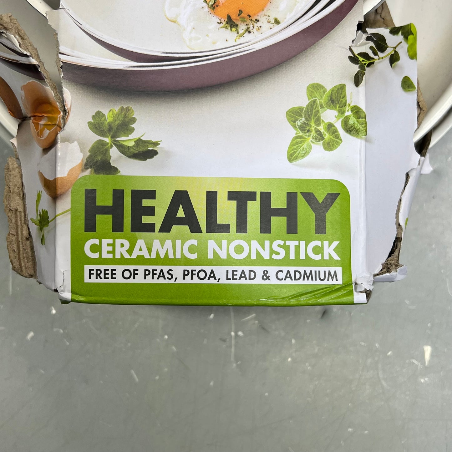 GREENPAN (3 PIECE) Rio Frying Pan Set Healthy Ceramic Diamond Enhanced Non Stick