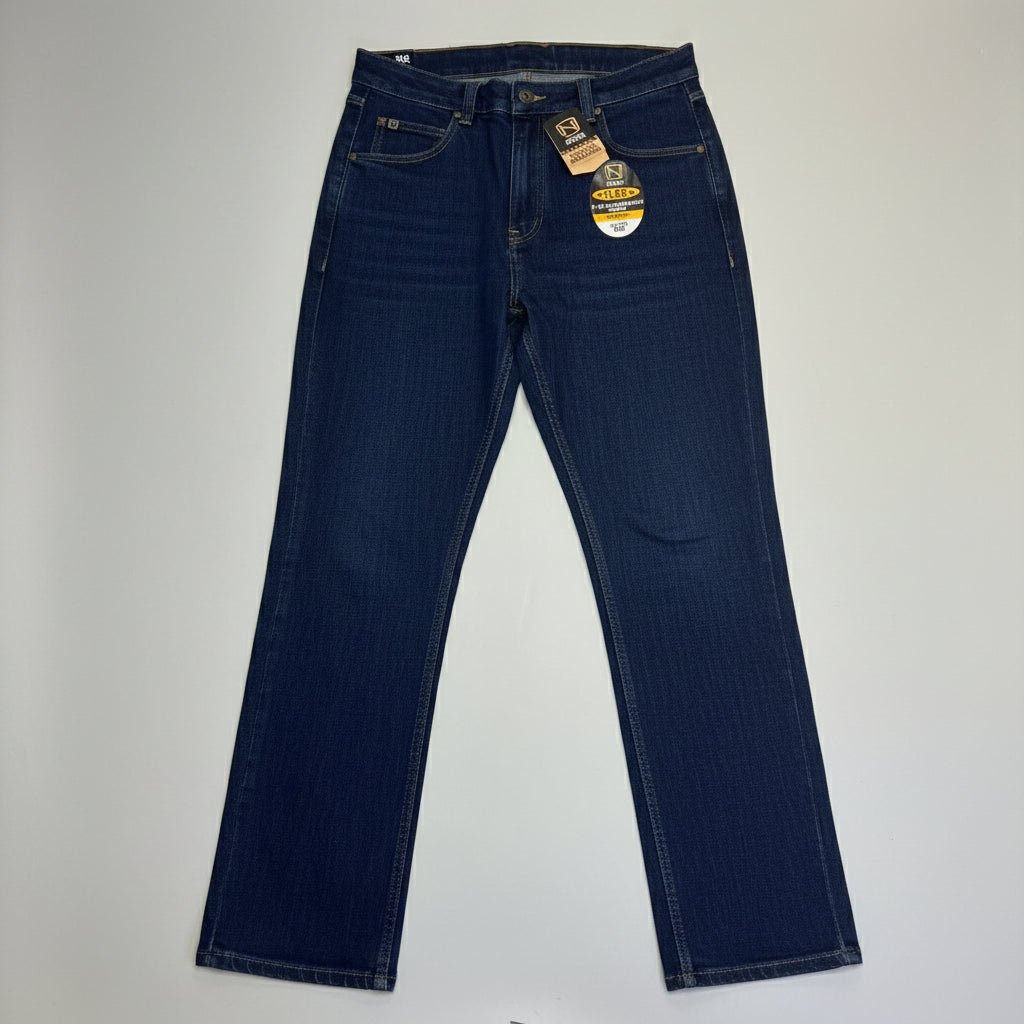 NOBLE OUTFITTERS Flex Denim 5-Pocket Work Pant Men's Sz 34x34  Indigo 18458