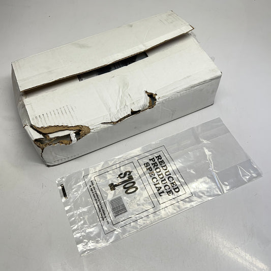 ZA@ (1000 PACK) Reduced Produce Special Grab Bags 19"x8.5" Clear/Black 13737 (As-is)