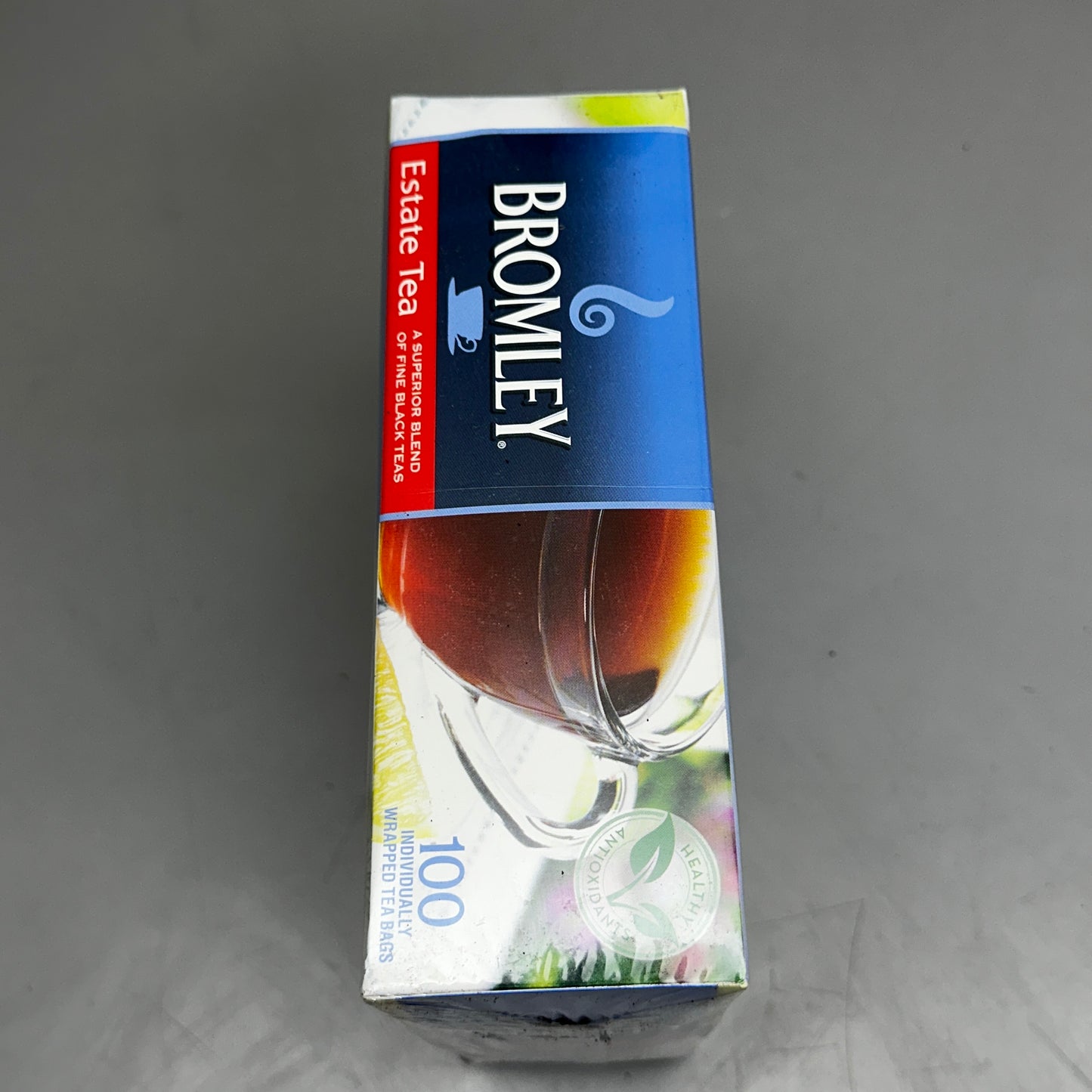 BROMLEY Estate Tea 100 Individually Wrapped Tea Bags 8 oz (226g)