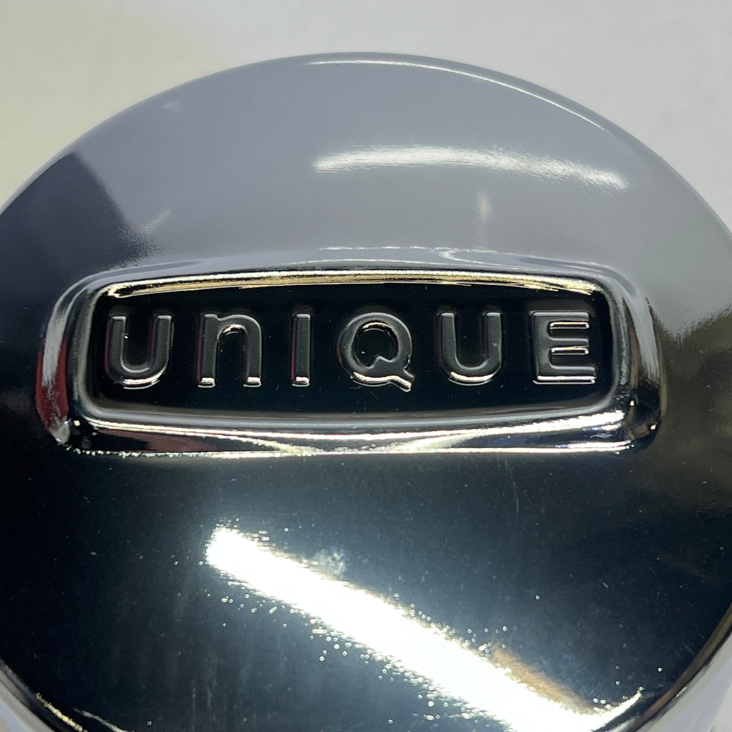 UNIQUE (SET OF 3) Metal Wheel Center Caps 4"x4.5" Chromed A-SC4280EB