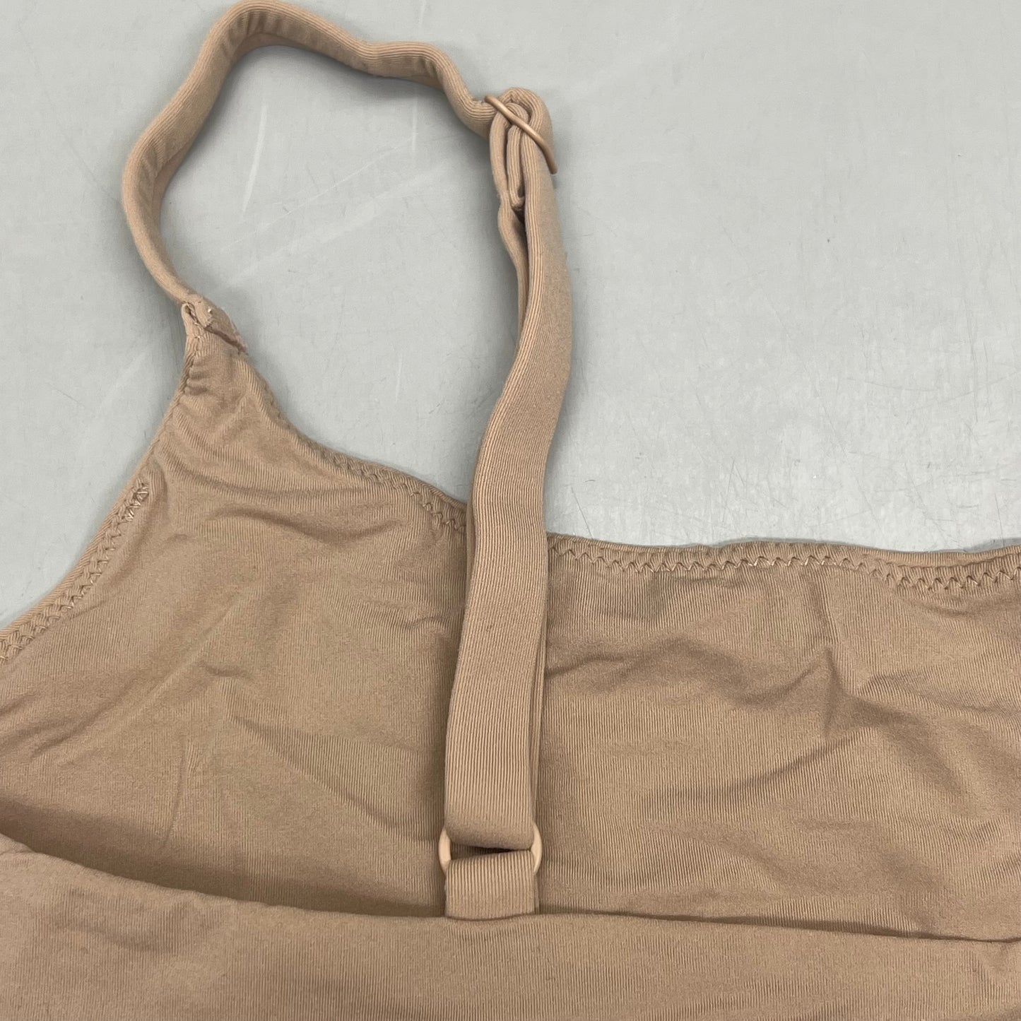 SKIMS Buttery Soft Fits Everybody Scoop Bralette Women's Sz M Ochre BR-SCN-2025