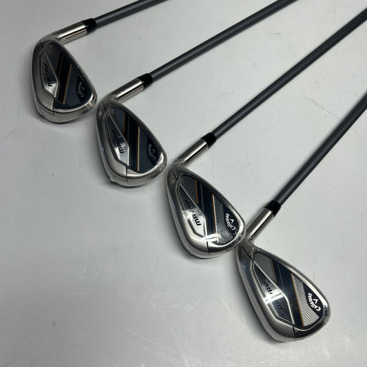 CALLAWAY (SET OF 4) Catalyst 65 5.5 Shaft & Grip W/ Maverick Irons 7,8,9 & P