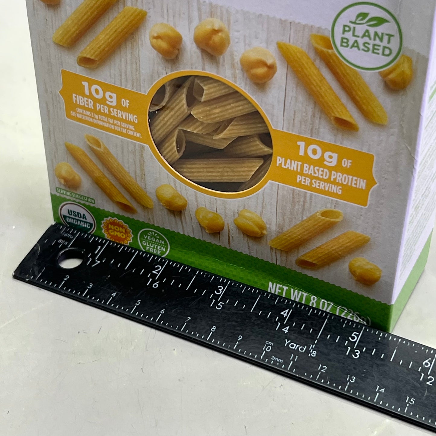 ZA@ SIMPLE TRUTH ORGANIC (6 PACK) Chickpea Penne Pasta 8 oz Yellow BB 02/26 E