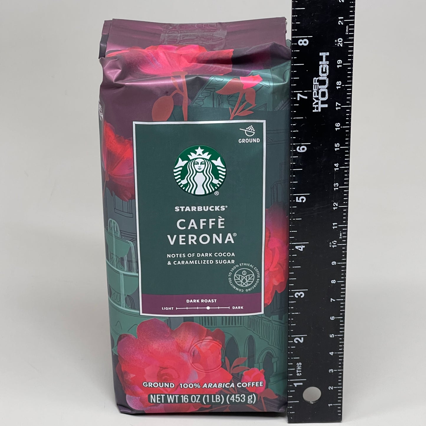 ZA@ STARBUCKS (6 PACK) Caffè Verona Dark Roast Ground Coffee 16 oz BB 03/24