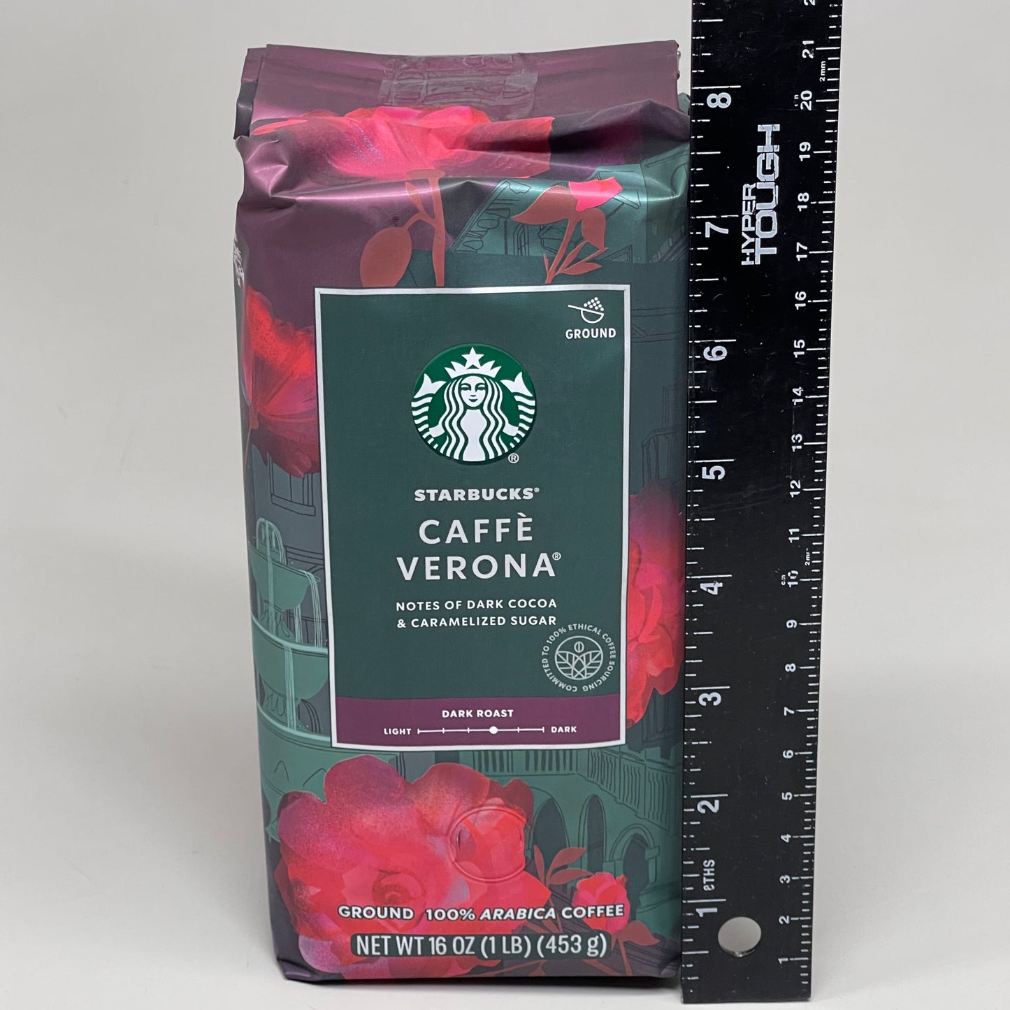 ZA@ STARBUCKS (6 PACK) Caffè Verona Dark Roast Ground Coffee 16 oz BB 03/24 A