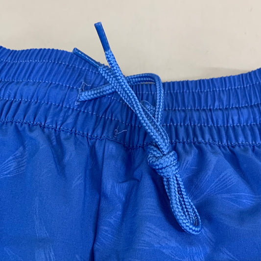 RAYA SUN Stretch Swim Style Shorts W/ Flower Design Women's 3X Blue/Gray