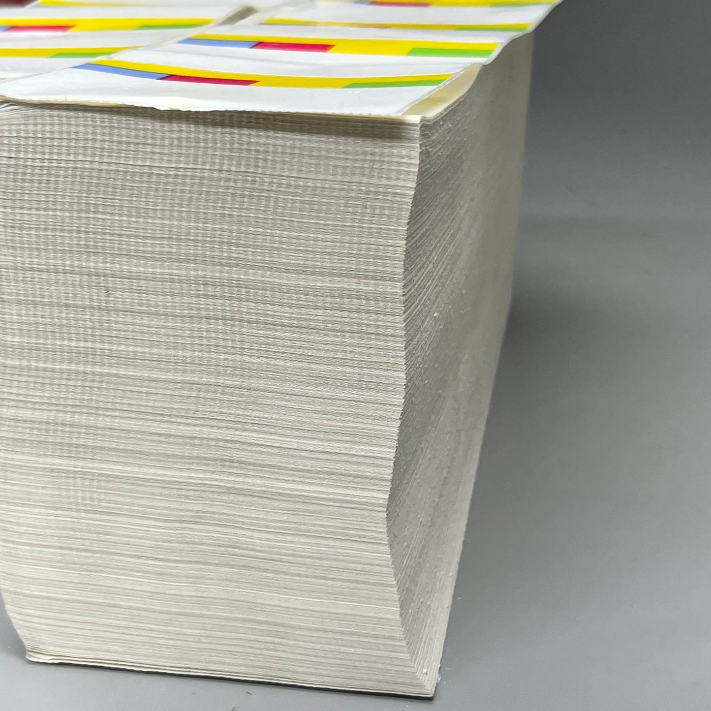 YELLOW BAR (8000 ct)Blank Sticker Labels 4" x 3" BOX403OFF-Y