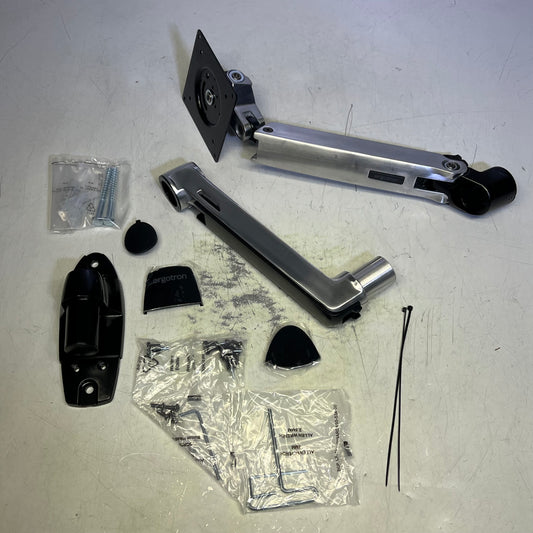 ERGOTRON LX Wall Monitor Arm Folds to Fit 4"  Polished Aluminum 45-243-026