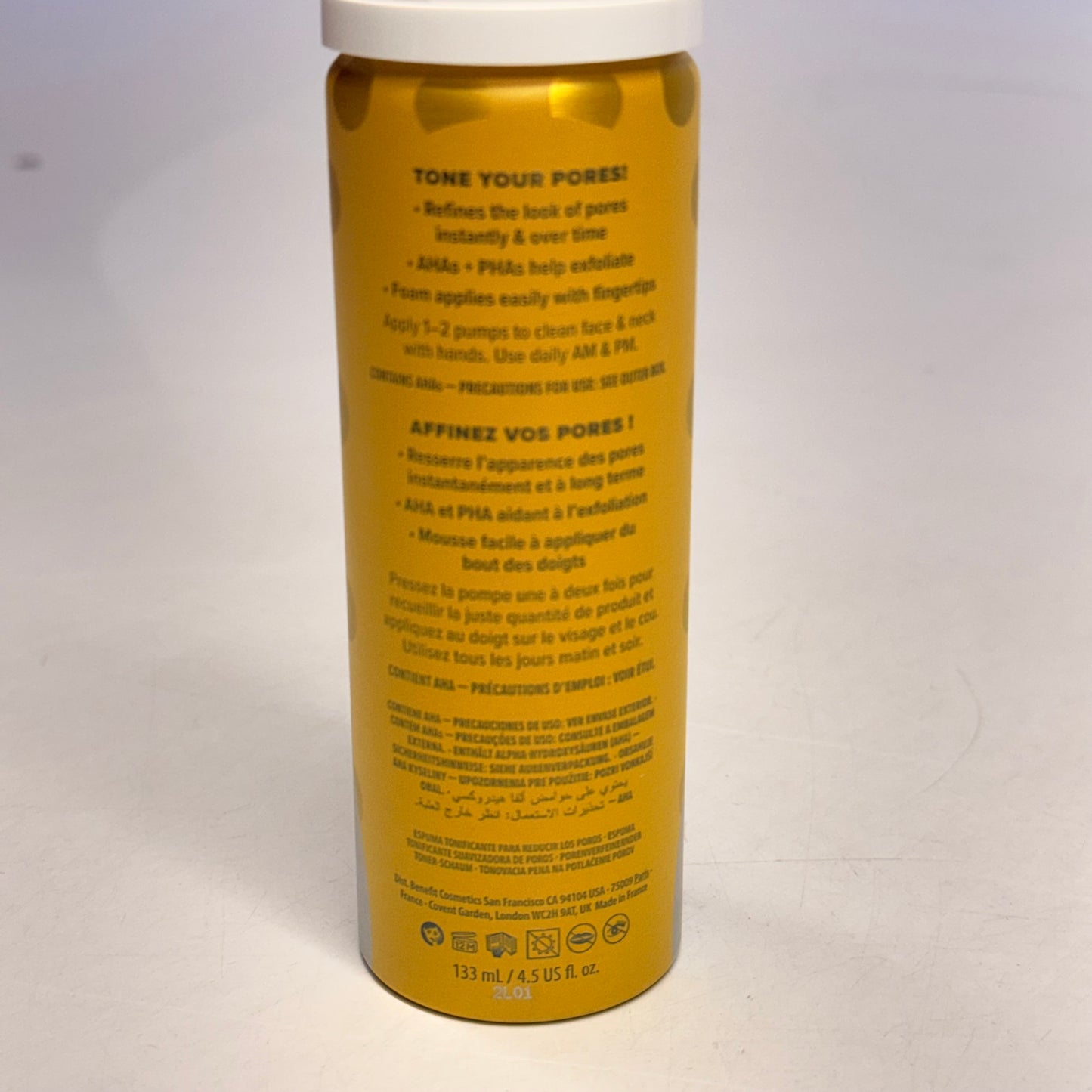 ZA@ BENEFIT The Pore Fessional Tight 'n Toned 4.5 Fl Oz + Good Cleanup 5 Fl Oz Set A