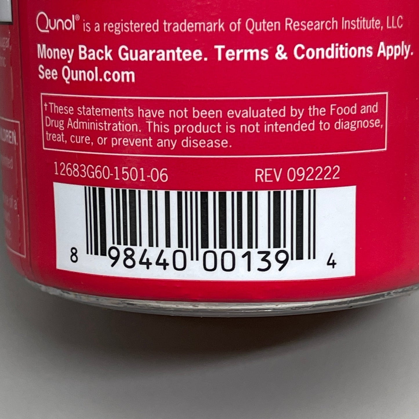 ZA@ QUNOL (3 PACK) CoQ10 Gummy Dietary Supplements 100 mg 60 Count BB 5/2025 D