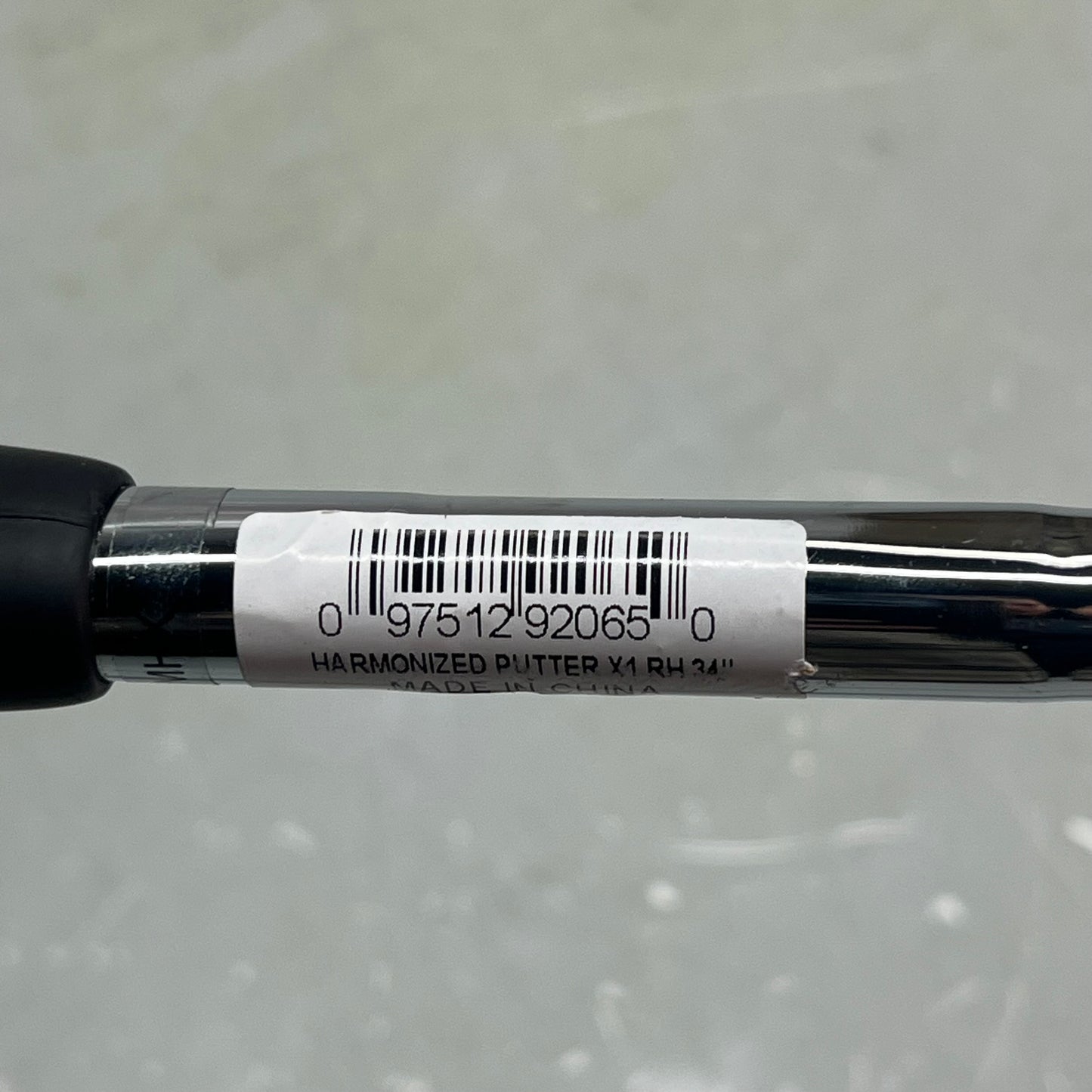 ZA@ WILSON Harmonized X1 Putter RIGHT Standard Grip 34" Chrome/Grey WG1R03690134 (As-Is) Bent Stick (See Images)