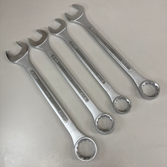 TITAN (4 Pieces) Jumbo SAE Combination Wrench Set 2-1/8" to 2-1/2" 17291