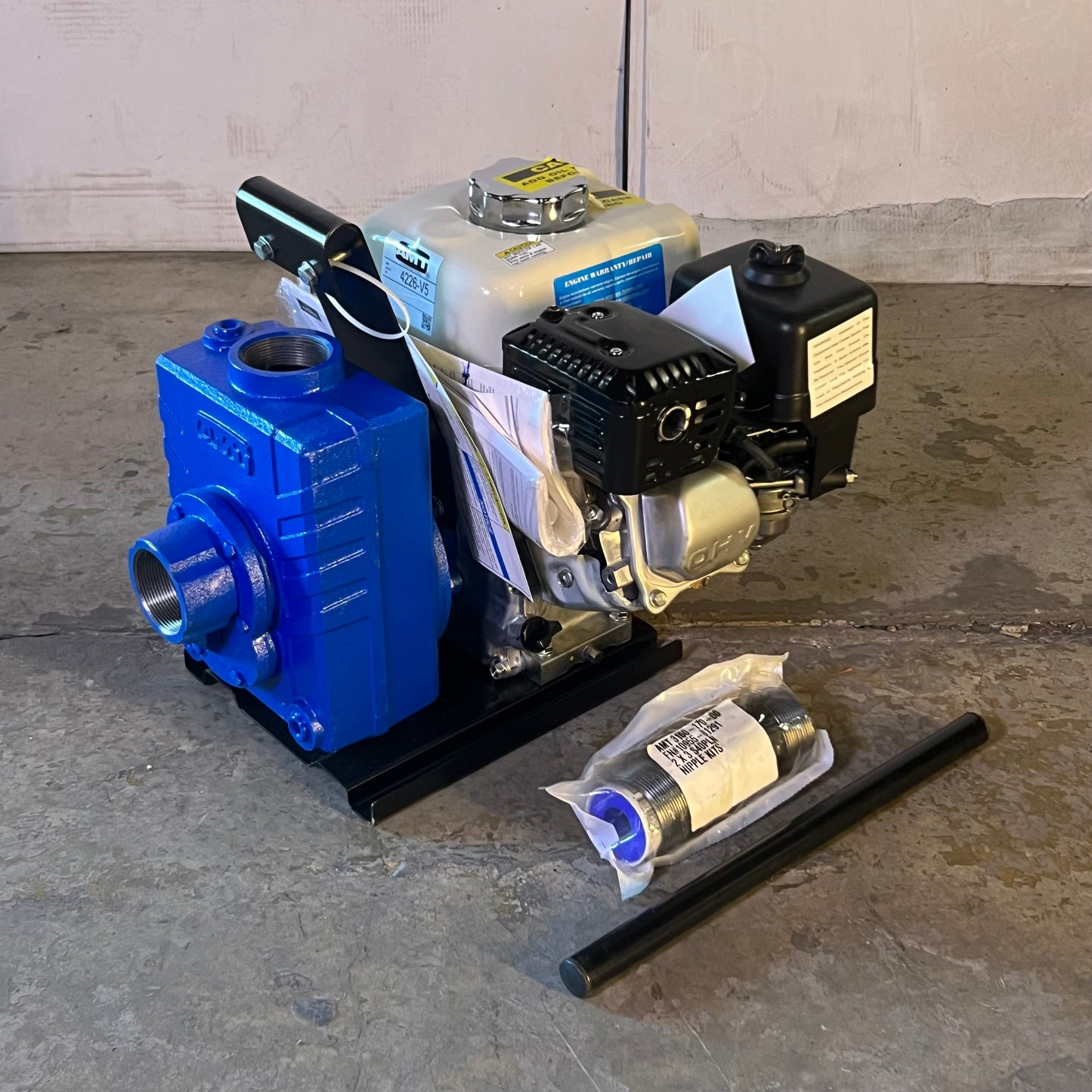 AMT  Engine Driven Dewatering Pump Cast Iron for Honda Gx160  2" NPT  4226-V5