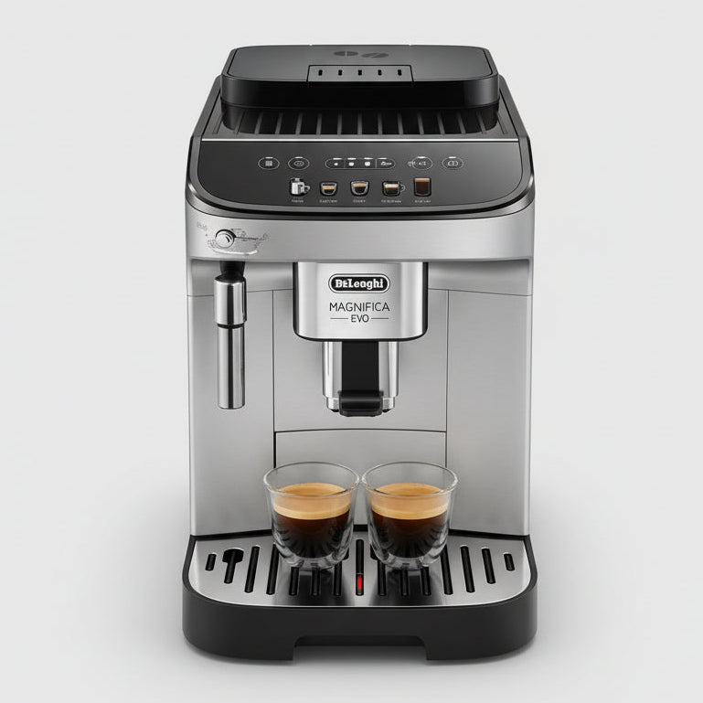 DELONGHI Magnifica Evo Super Automatic Espresso Machine Silver ECAM29034SB