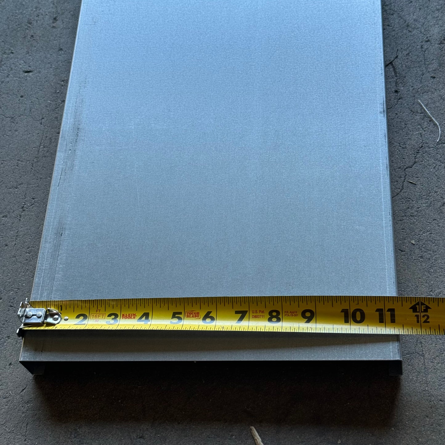 10PK of Shelves 11.5"x47.25"x1.25" Gray