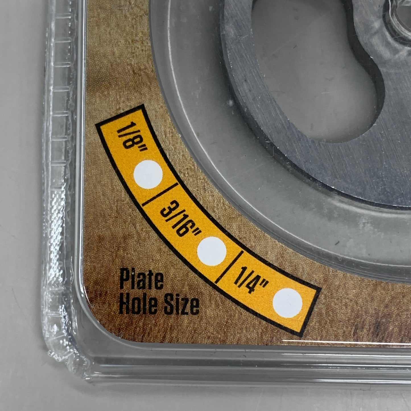 LEM Grinder Stuffing Plate #5 2-1/8" Diameter Stainless Steel 787SS