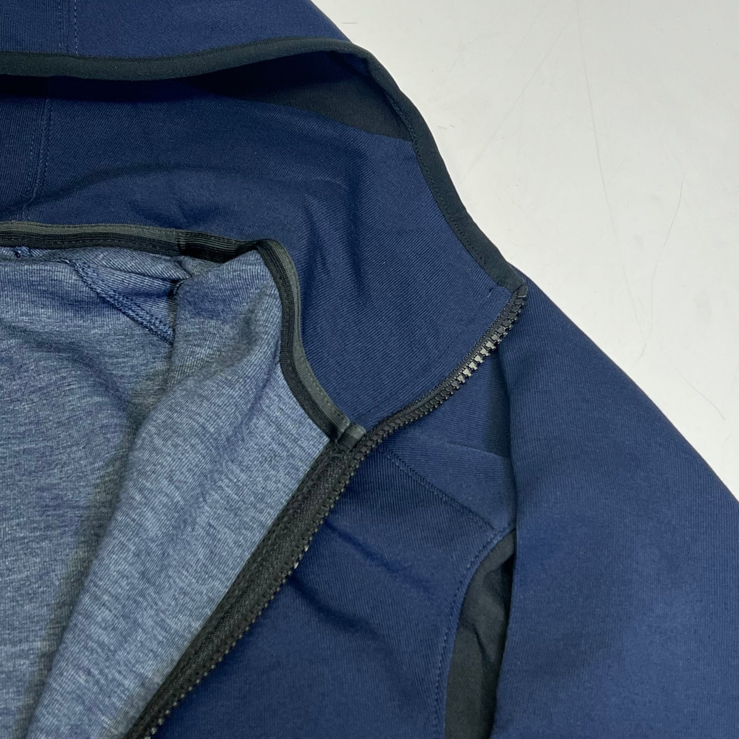 NIKE Dri-fit Showtime Full Zip Jacket Women's Sz L-Tall Navy Blue CQ0335-419