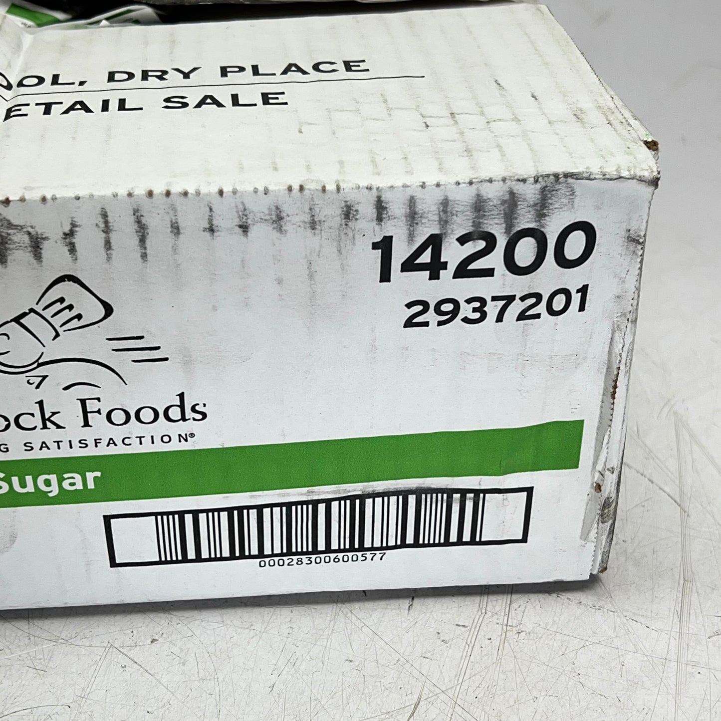 ZA@ SHAMROCK FOODS  (2000 PACK) Individually Packed Mini Sugar Packets White 14200