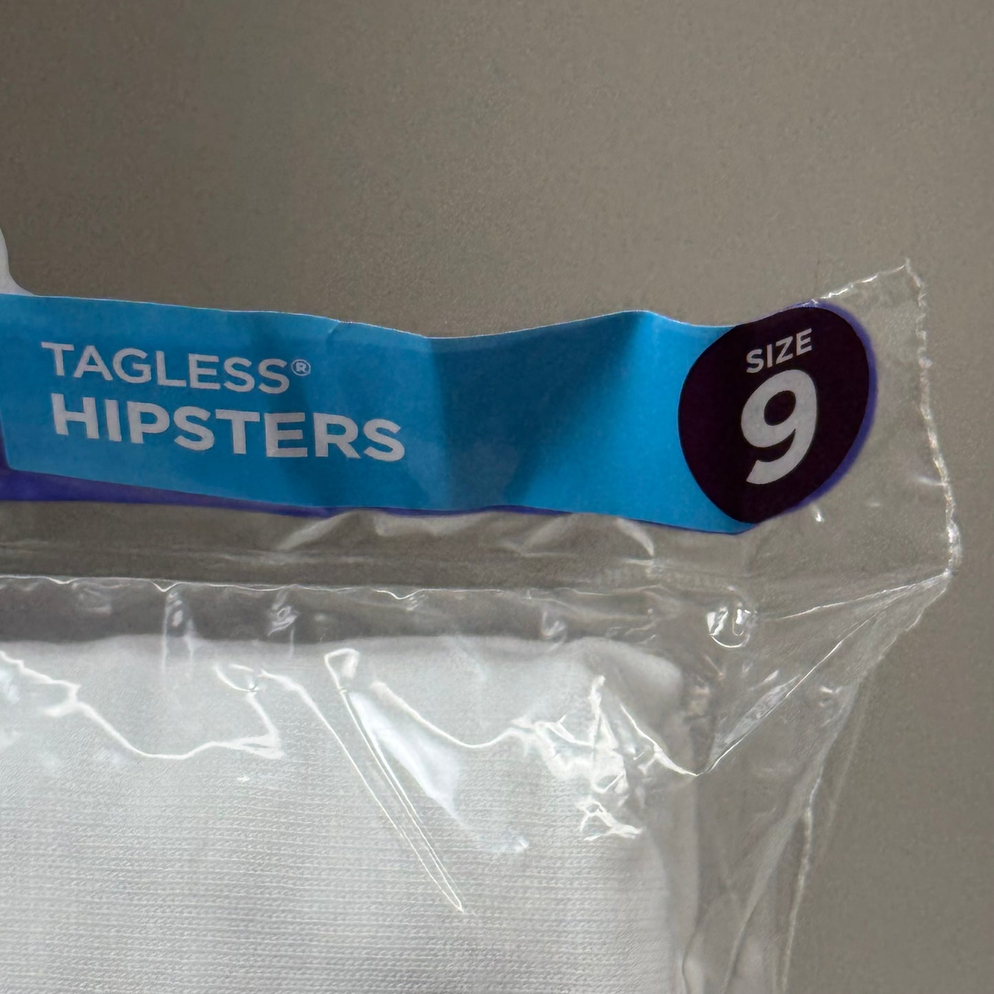 HANES (6 PACK!) Women's Hipster Cotton Underwear Sz-9 White/Black/Grey PP41SB