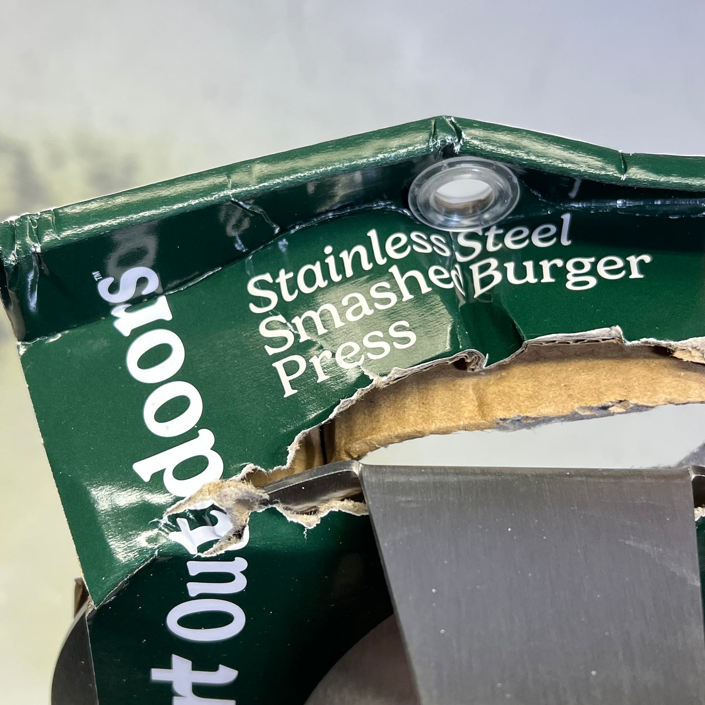 CUISINART Outdoors Stainless Steel Smashed Burger Press 6" Brown CISB-275P