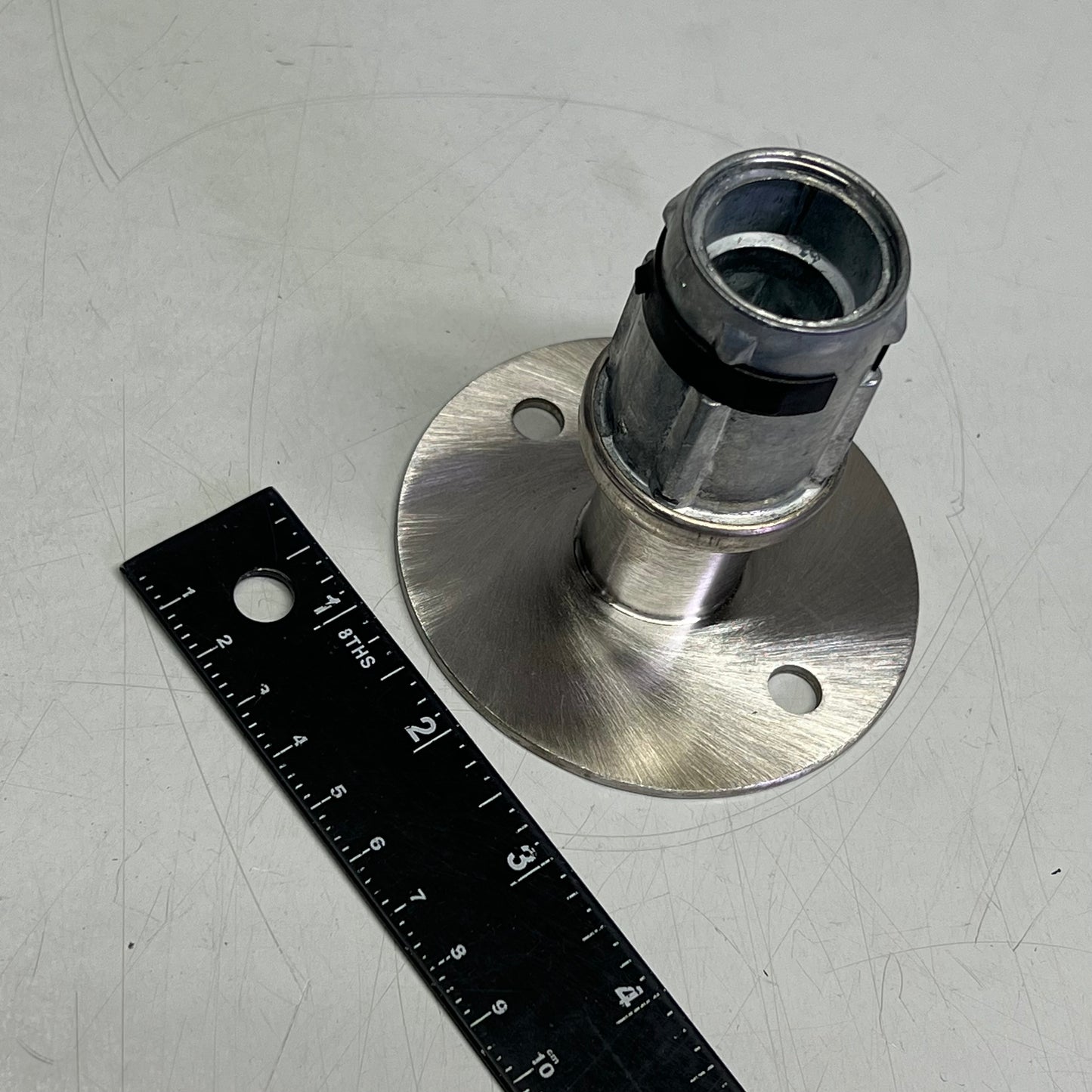 COMPNENT HARDWARE Adjustable Foot S/S Flanged 1-5/8" 3-1/2" Foot Dia A10-0854-C