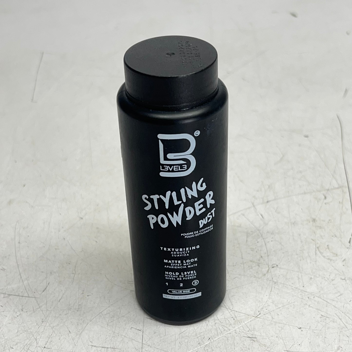 LEVEL B  (2 PACK) Styling Powder Dust Texturizing Matte Look 2.1 oz BB 09/28