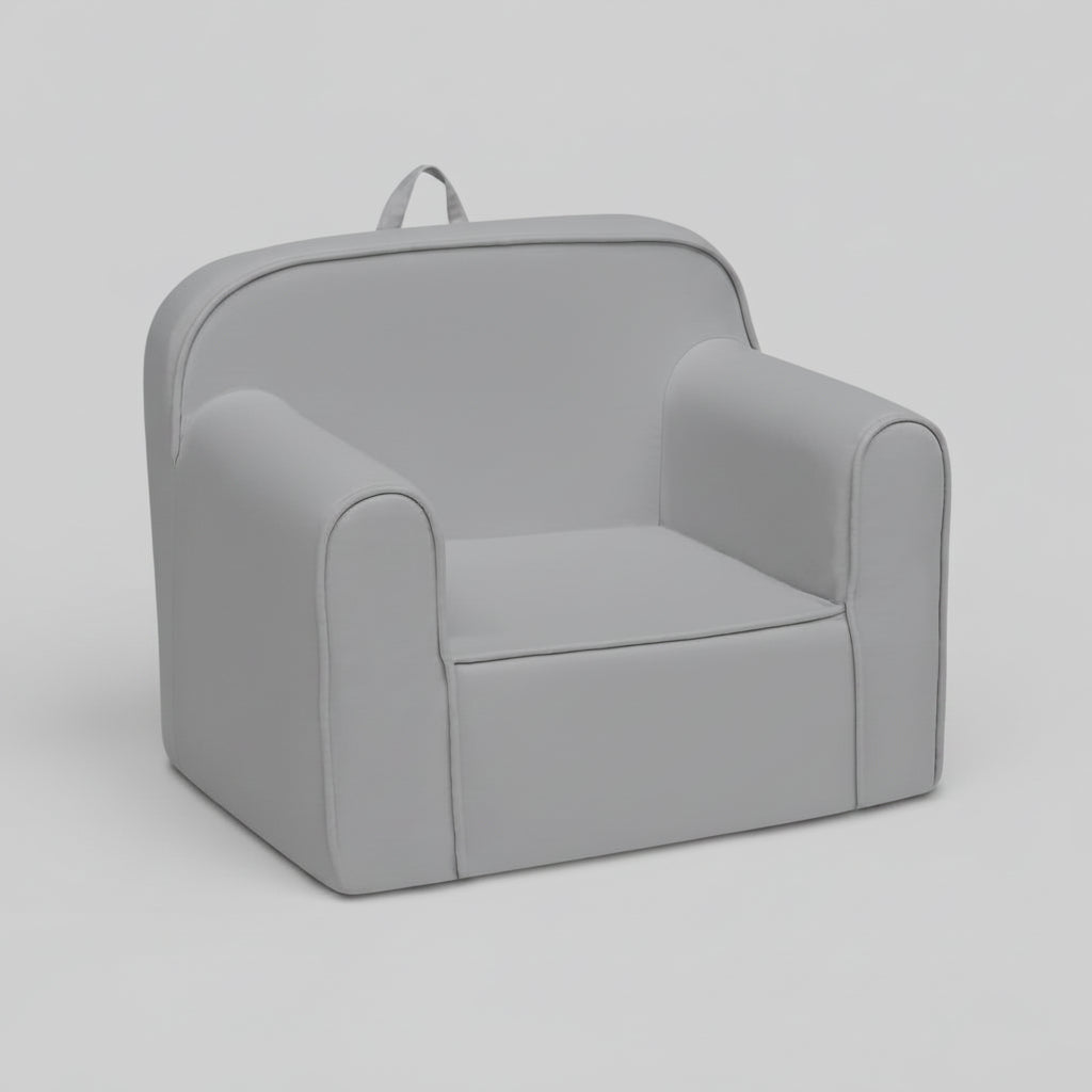DELTA CHILDREN Cozee Foam Chair  25" x 18" x 20.5" Light Grey 208226-5000