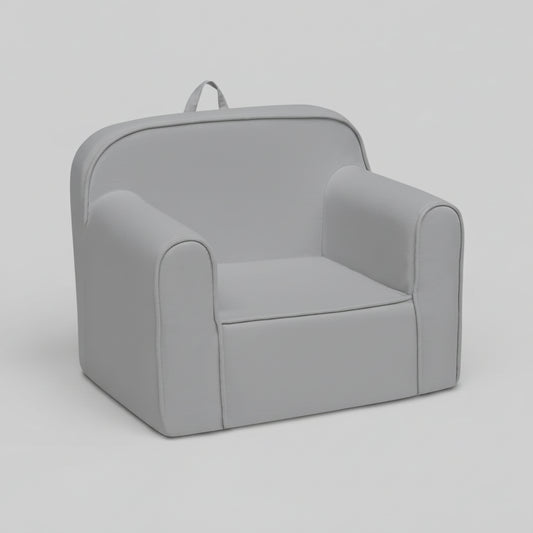 DELTA CHILDREN Cozee Foam Chair  25" x 18" x 20.5" Light Grey 208226-5000