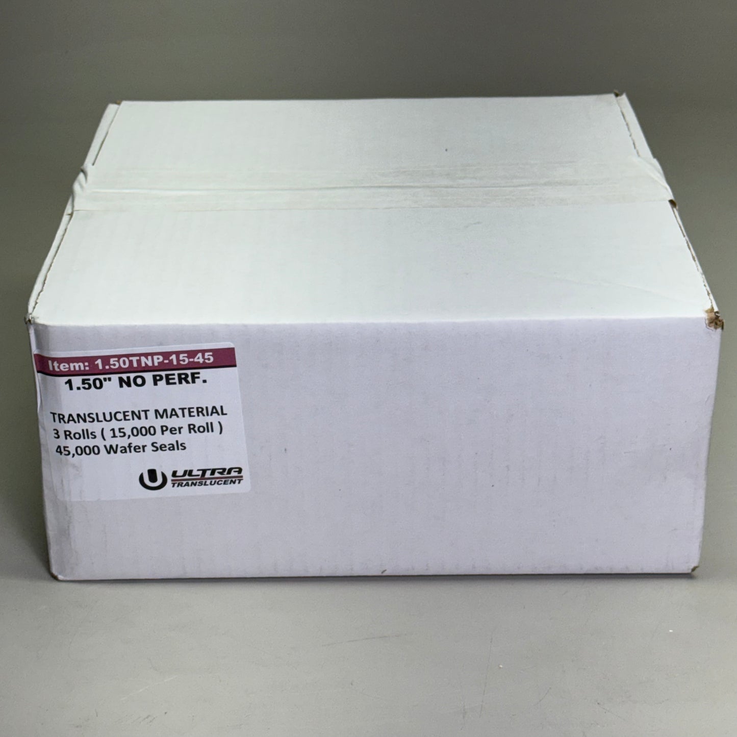 ULTRA TRANSLUCENT Translucent Material 3 Rolls (15,000 per Roll) Sz 12” D