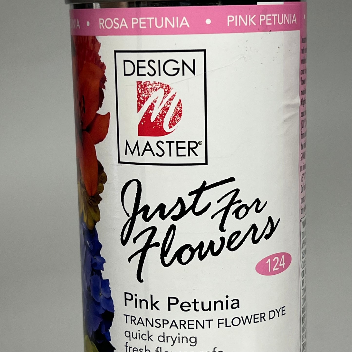 DESIGN MASTER (2 PACK) Just For Flowers Transparent Dye Spray 11oz Pink Petunia