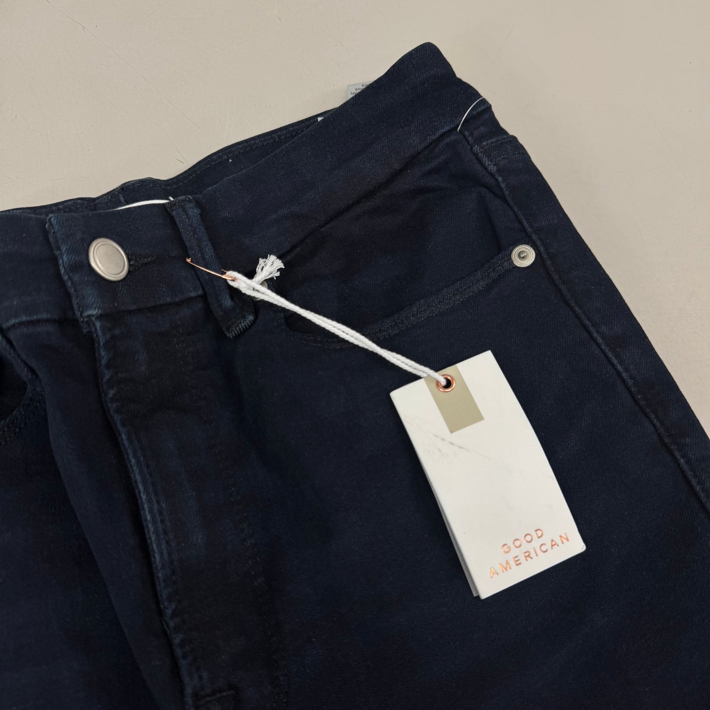 GOOD AMERICAN Good Legs Extra Stretch Jeans Women's Sz 6/12B DenethicBlue02 GLAF478AT