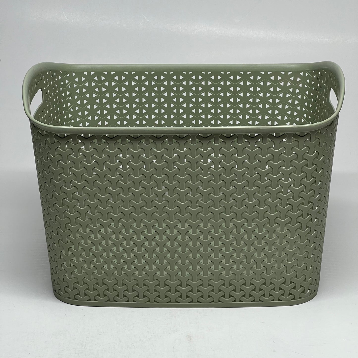 BRIGHTROOM (4 PACK) Storage Bin Medium Laurel Green Sz 16.5"L x 12"W x 10"H - 272747