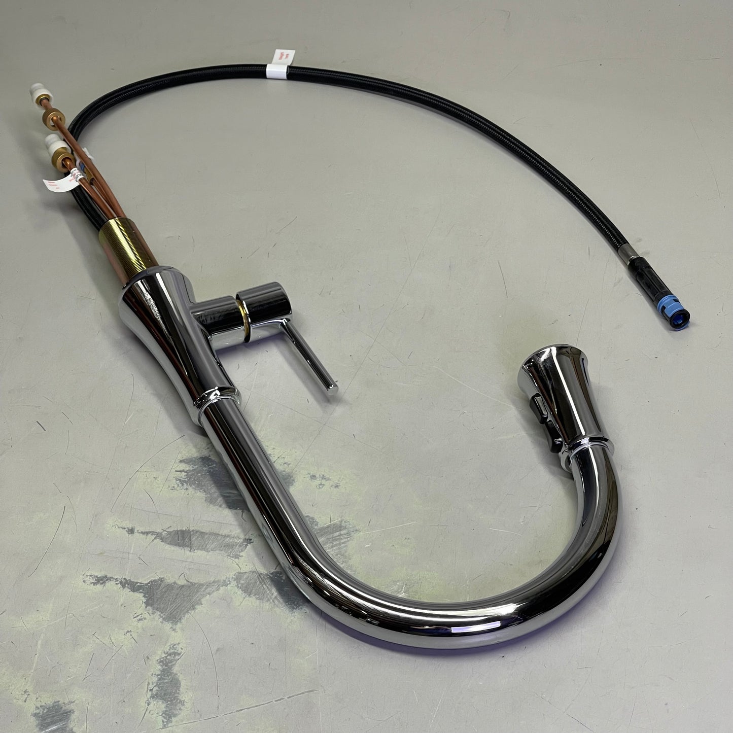 PFISTER Pfirst Series 1-Handle Pull-Down Kitchen Faucet Polished Chrome G529-PF2C