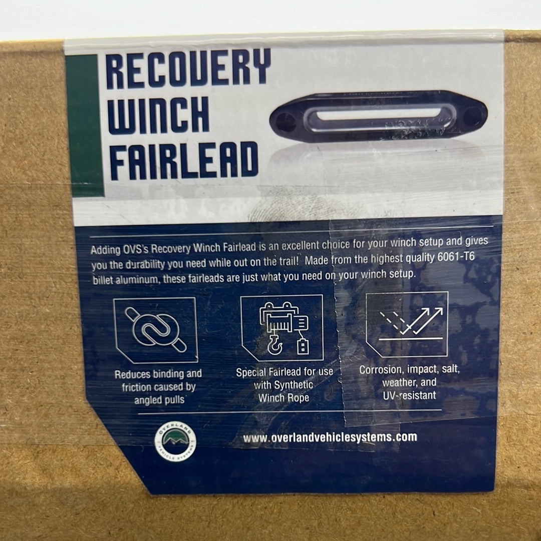 OVERLAND Recovery Winch Fairlead Professional Grade New Damaged Box