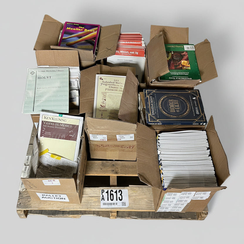 ZA@ Pallet of MIXED Assorted Sheet Music Booklets (AS-IS)