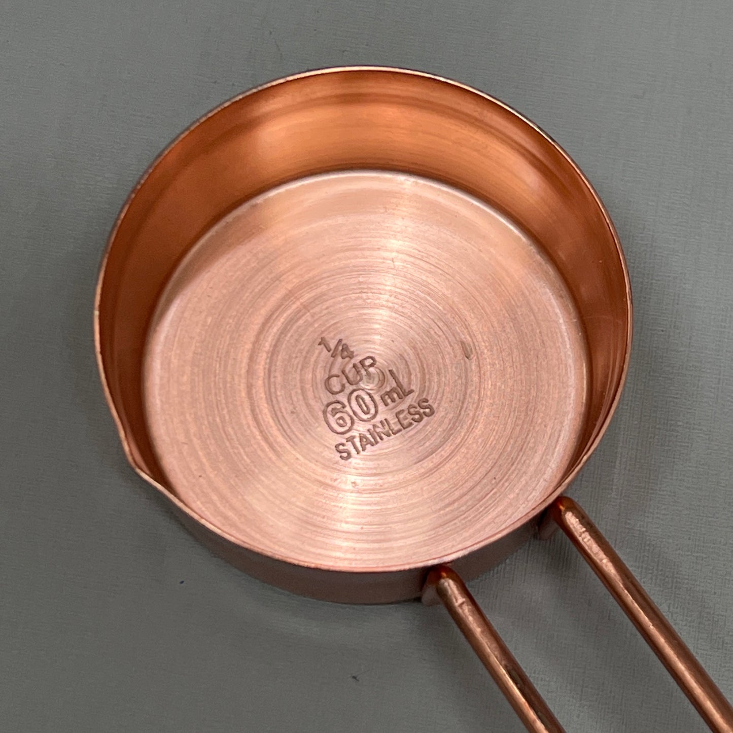 NOW DESIGNS 4-PACK! Stainless Steel Measuring Cups Rose Gold 5227002 (New)