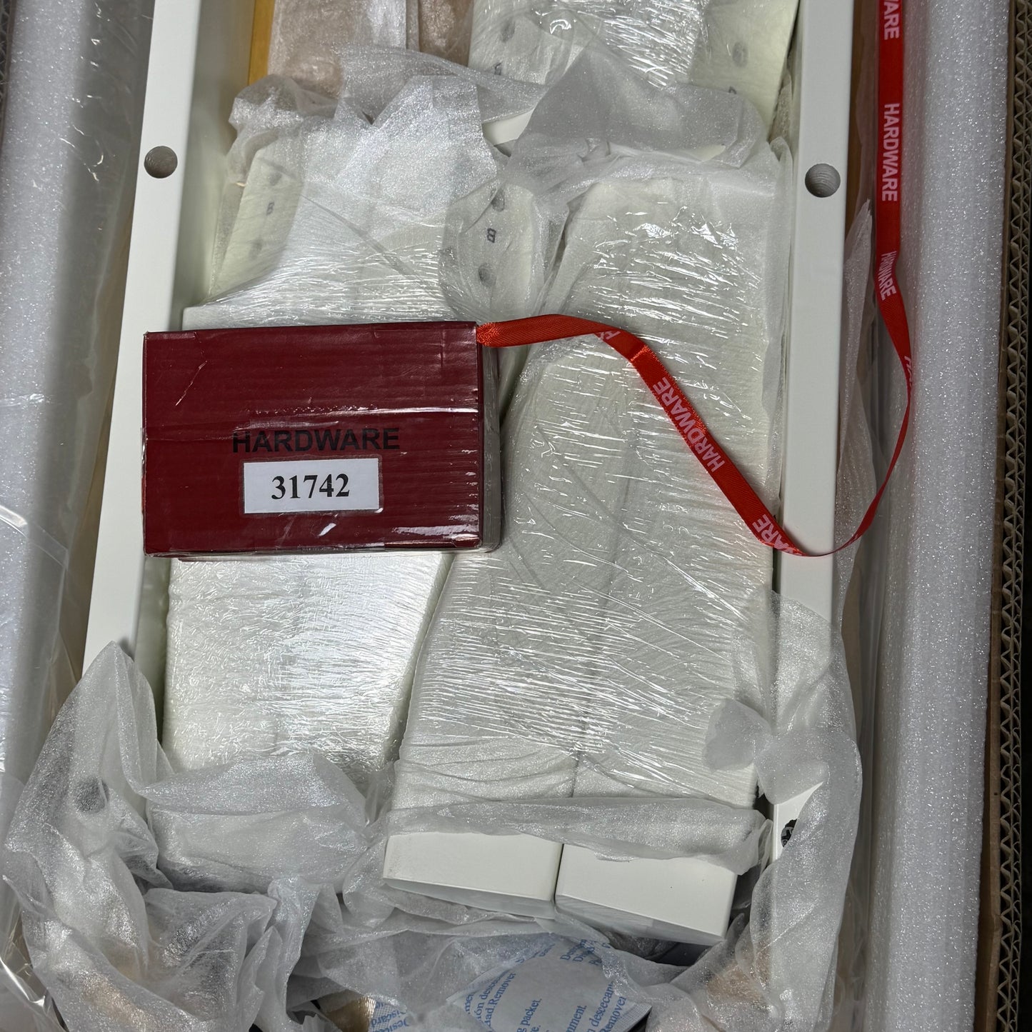 KAPLAN Farmhouse Bench (Set of 2) Sz 48" W x 12" H x 12" D Wood/White 31742