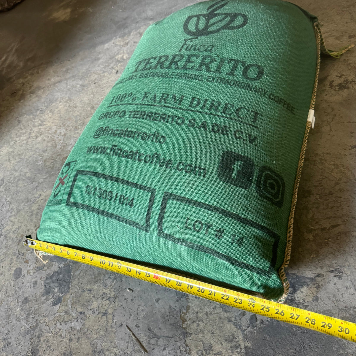 FINCA TERRERITO Green Coffee Beans 150 Lb.