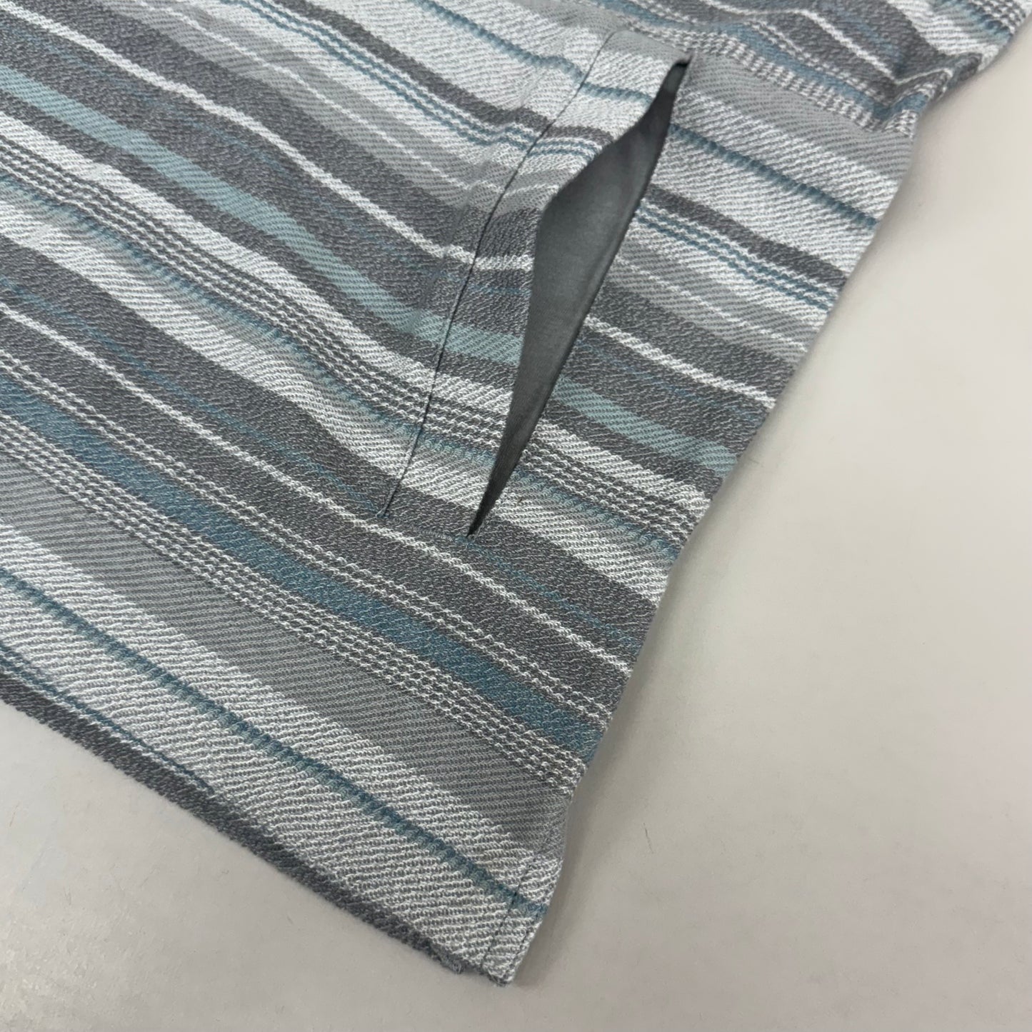 O'NEILL On Bavaro Stripe Button Pullover  Men's Sz 5XL Grey 002482891