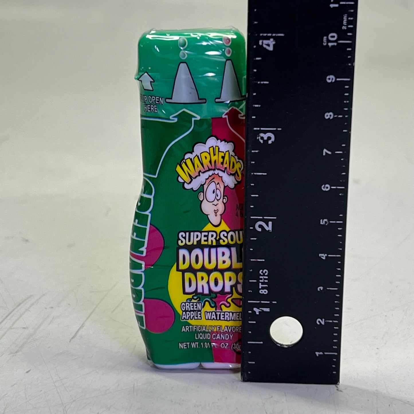 WARHEADS (24 PACK) Super Sour Double Drops 1.01 fl oz BB 05/27 22800