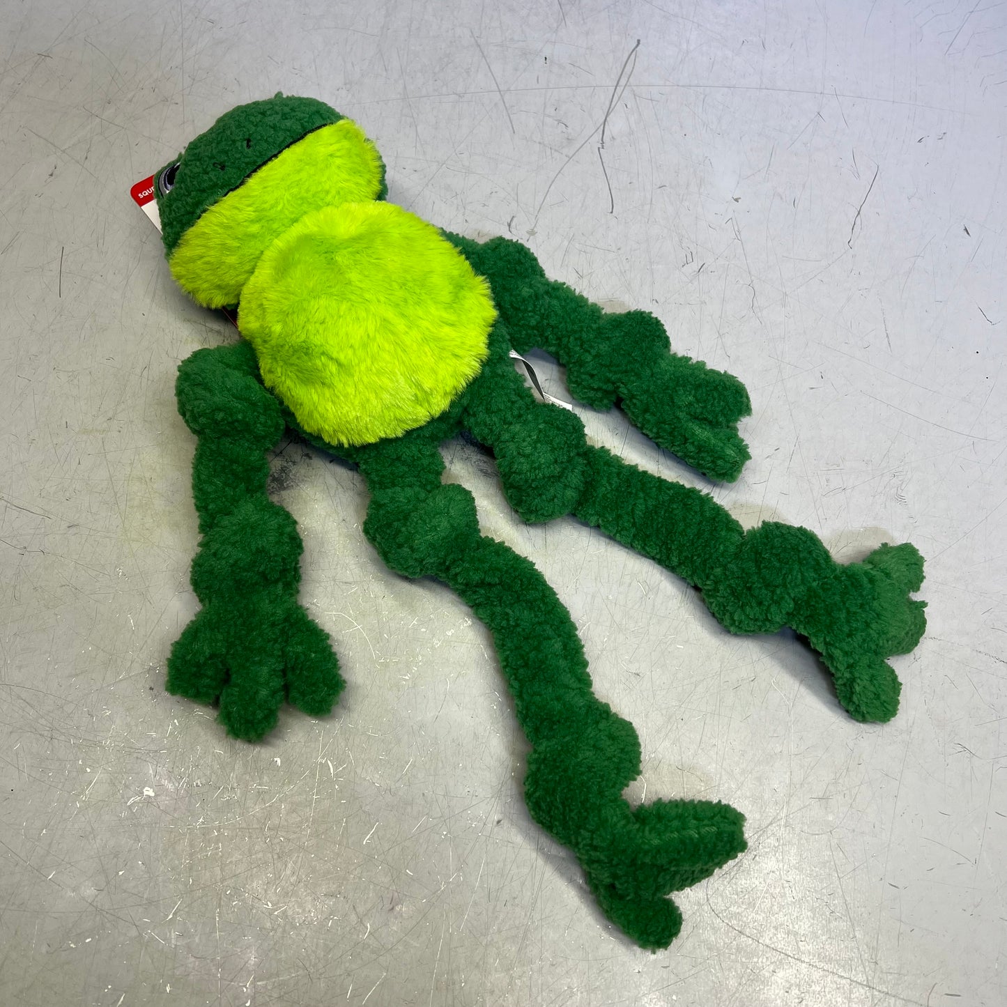 KONG (2 PACK) Knots Frog Squeaker Dog Toy W/ Rope Skeleton L/XL 18" Green