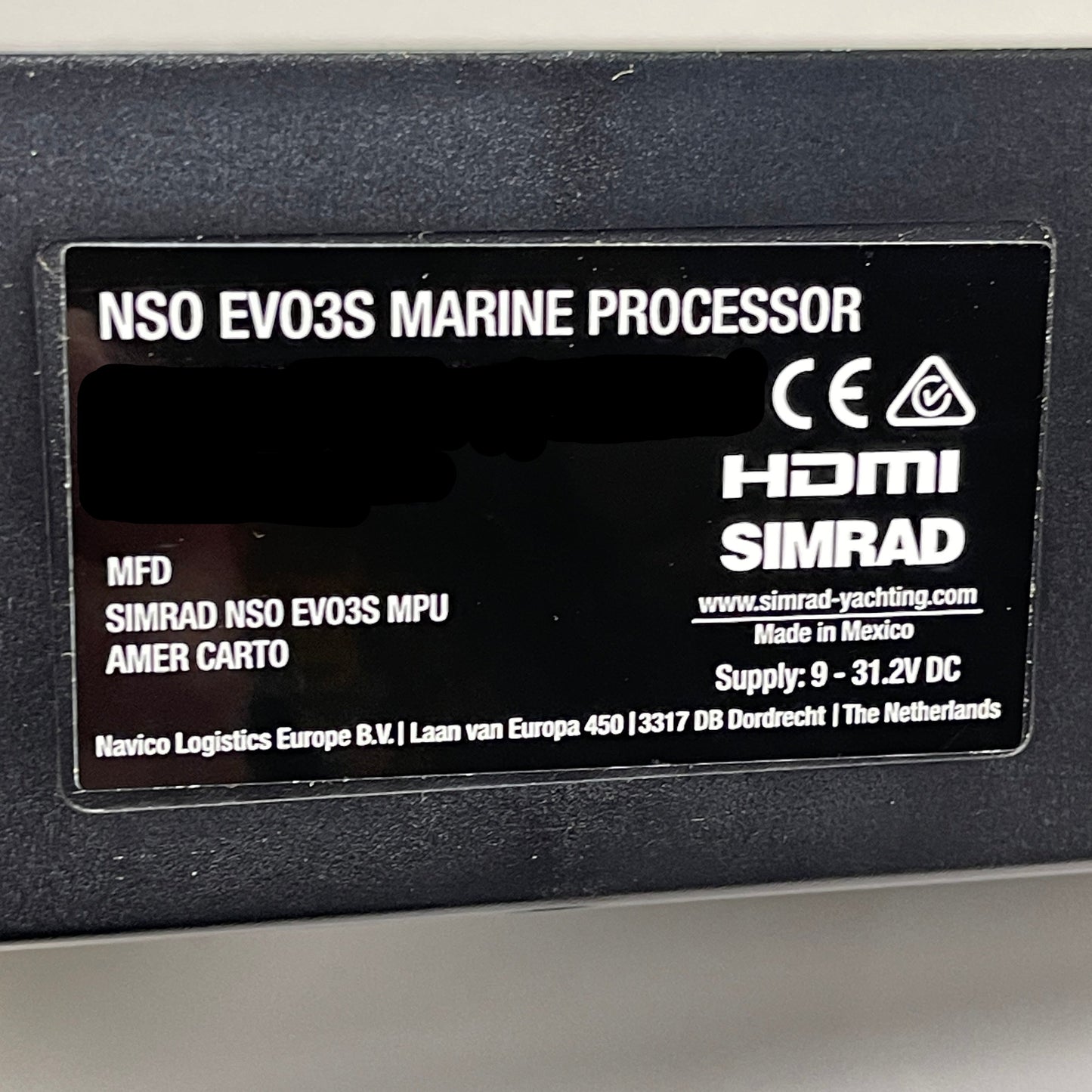 SIMRAD NSO EVO3S Series MPU Display Processor 000-15100-001