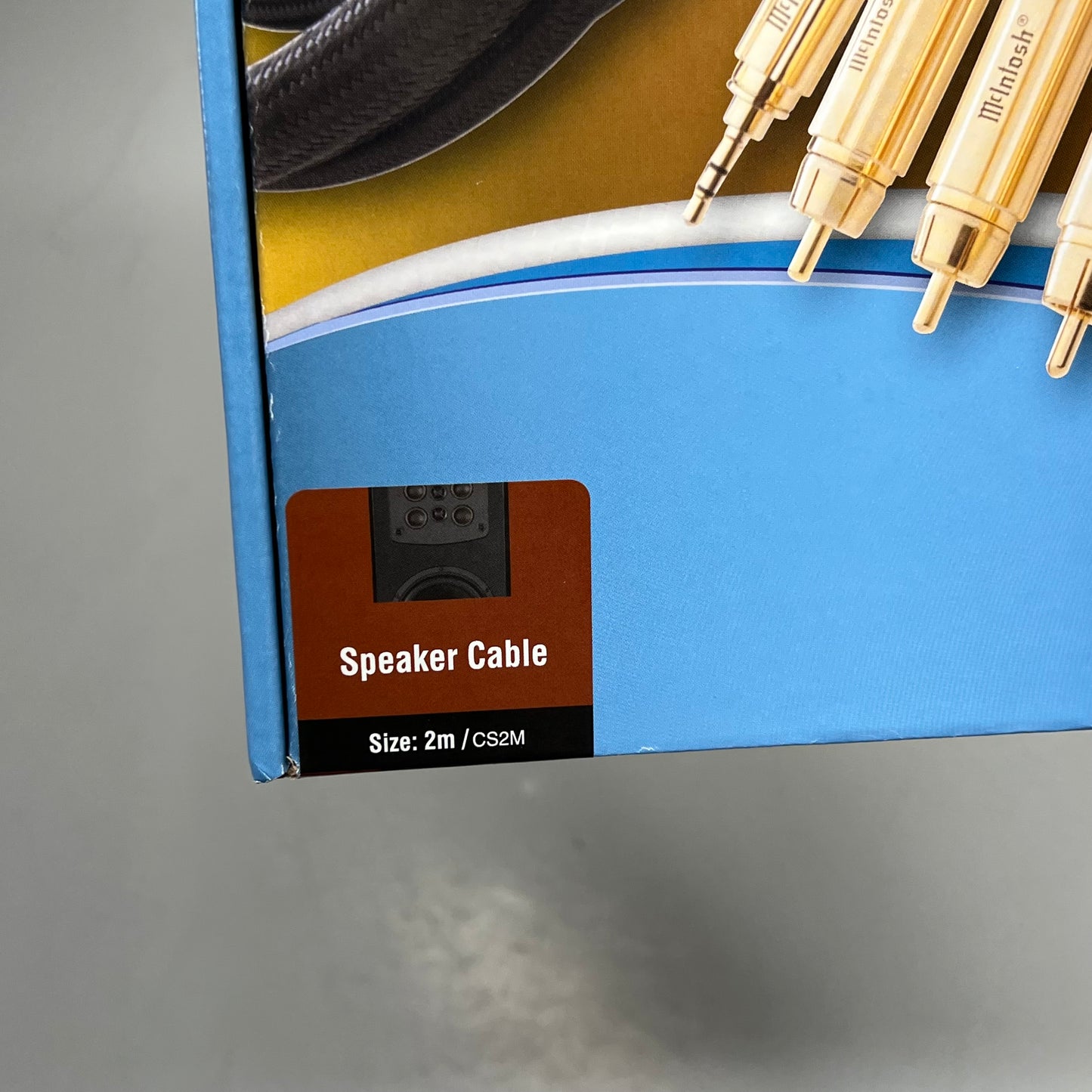 MCINTOSH Speaker Cables Fine Pure Copper In Fire Proof Insulators 2M CS2M