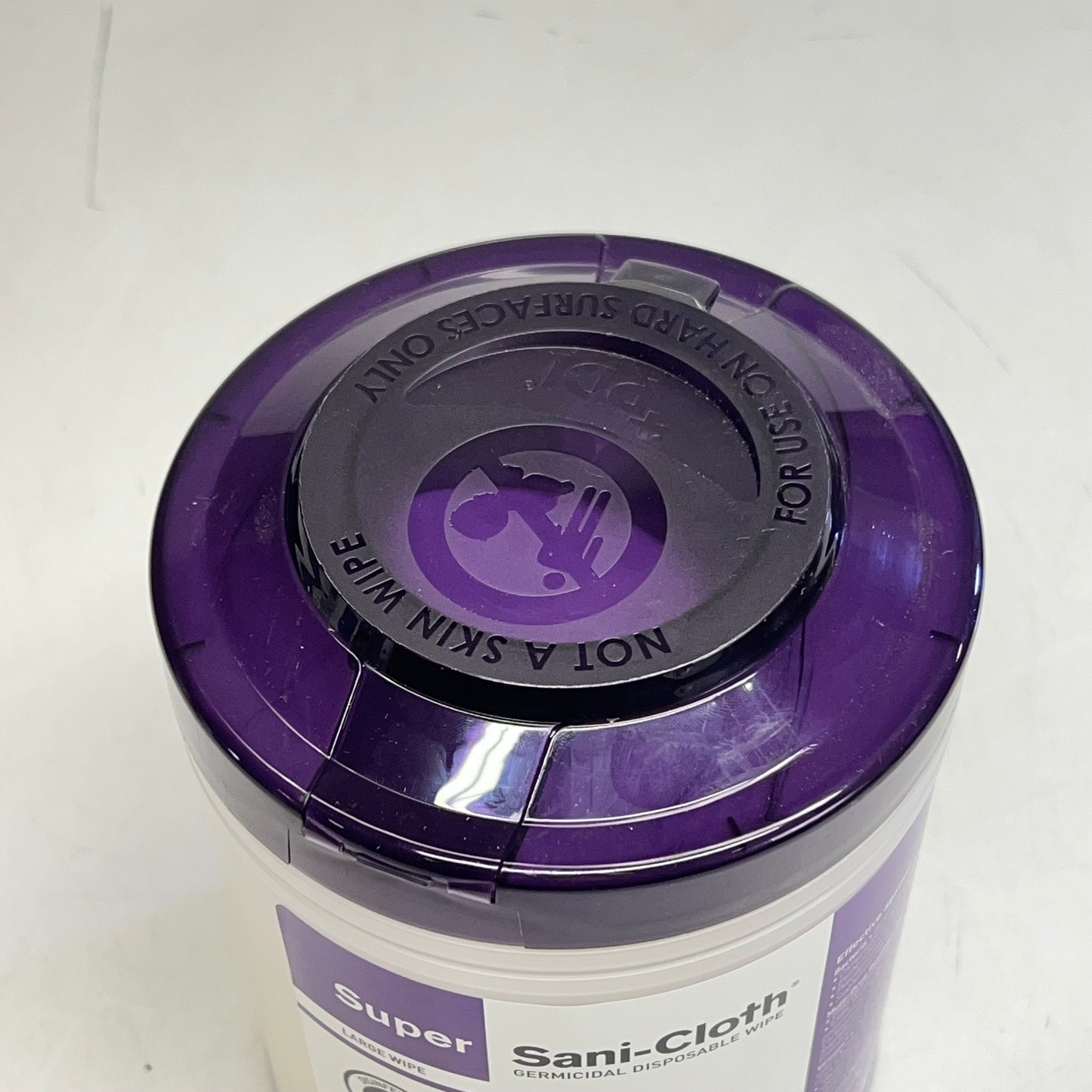 PDI (12 PACK, 160 WPES EACH) Super Sani-cloth Germicidal Wipes Sz Large BB 11/27 (A lid is Missing)