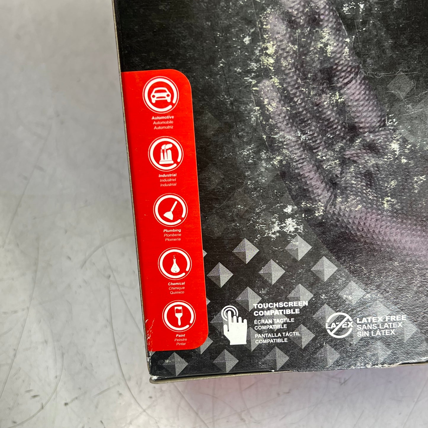AMMEX (3 PACK, 100 EACH) Gloveworks Nitrile Gloves Powder-free Sz XXL 6MIL Black
