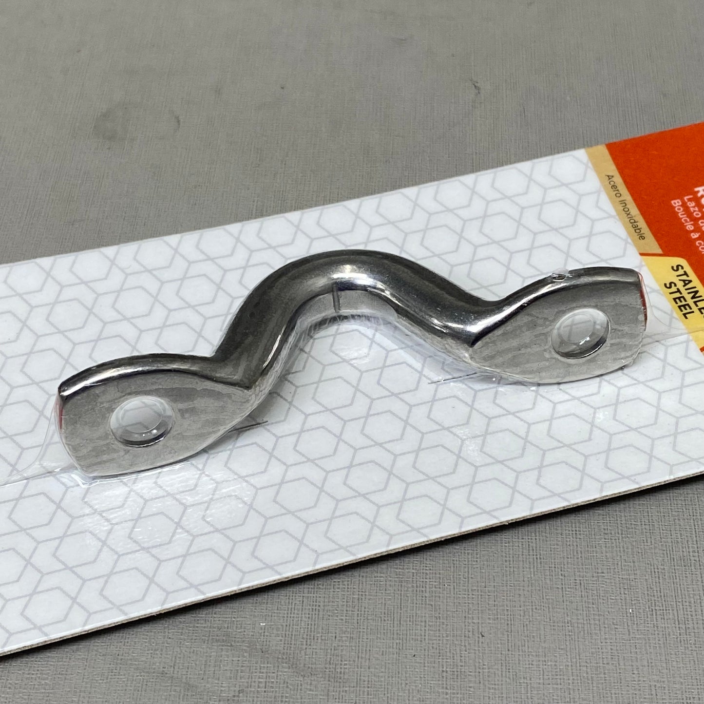 NATIONAL HARDWARE (5 Pack) Rope Loop Stainless Steel 3/4"x2-1/4" Grey N100-363